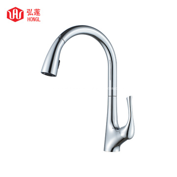 Torneira de latão pull-down kitchen faucet pia